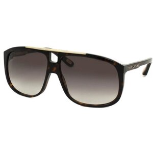 Солнцезащитные очки MARC JACOBS, авиаторы, оправа: пластик, градиентные, для мужчин, коричневый