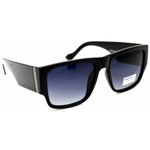 Солнцезащитные очки Matrix, прямоугольные, оправа: пластик, поляризационные, для мужчин, серый