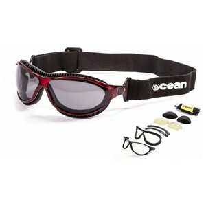 Солнцезащитные очки OCEAN, овальные, спортивные, ударопрочные, поляризационные, с защитой от УФ, устойчивые к появлению царапин, красный