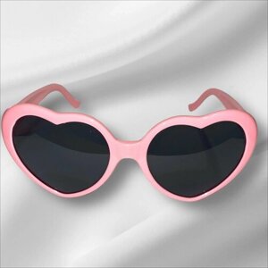 Солнцезащитные очки Очки детские.(сердце)-св роз, розовый