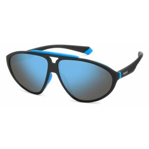 Солнцезащитные очки Polaroid, синий, черный