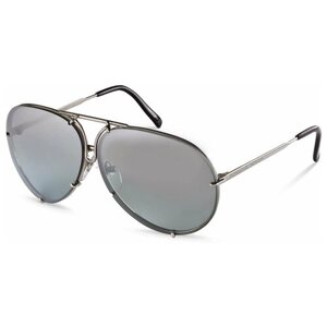 Солнцезащитные очки PORSCHE, сменные линзы, серый