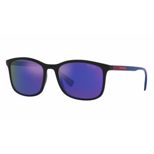 Солнцезащитные очки Prada, квадратные, оправа: пластик, для мужчин, синий