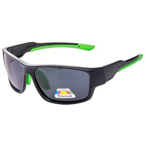 Солнцезащитные очки Premier fishing, круглые, спортивные, с защитой от УФ, поляризационные, для мужчин, черный