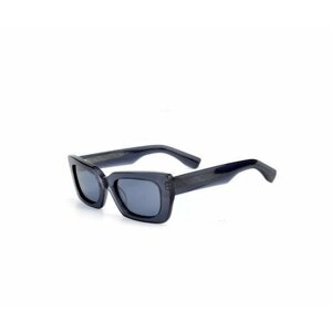Солнцезащитные очки , прямоугольные, с защитой от УФ, поляризационные, синий