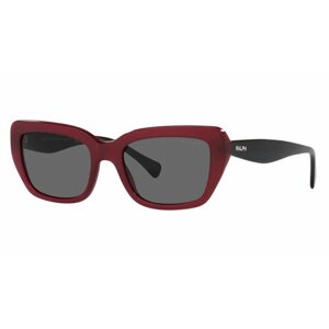 Солнцезащитные очки Ralph Lauren, прямоугольные, оправа: пластик, для женщин, серый