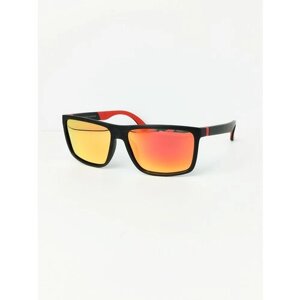 Солнцезащитные очки Шапочки-Носочки AD006-362-123-F31, черный/красный