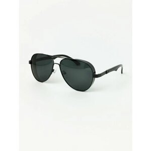 Солнцезащитные очки Шапочки-Носочки MST9312-C1, черный глянцевый /черный