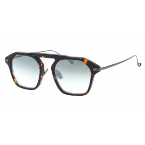 Солнцезащитные очки , шестиугольные, оправа: пластик, с защитой от УФ, градиентные, коричневый