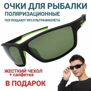 Солнцезащитные очки Ted Browne, зеленый, черный