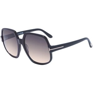Солнцезащитные очки Tom Ford, бесцветный, черный