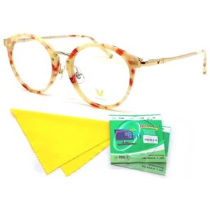 Солнцезащитные очки V eyewear, с защитой от УФ, для женщин, бежевый