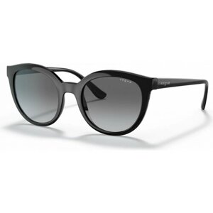 Солнцезащитные очки Vogue eyewear, овальные, оправа: пластик, с защитой от УФ, для женщин, черный