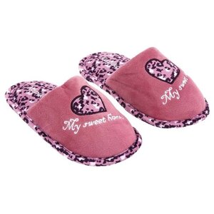 Тапочки для девочки (Размер: 35), арт. 73638-1, цвет Розовый