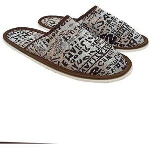 Тапочки ivshoes, размер 44-45, черный, коричневый