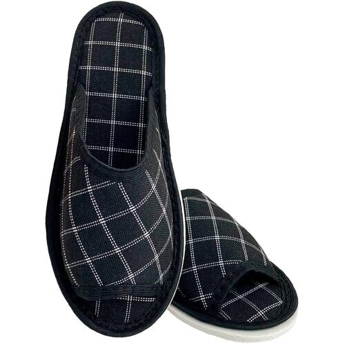 Тапочки ivshoes, текстиль, размер 40-41, черный