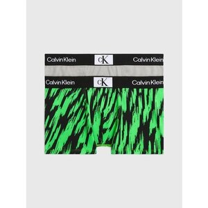 Трусы CALVIN KLEIN, 2 шт., размер 152/164, серый, зеленый