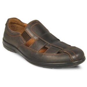 Туфли Riveri, натуральная кожа, полнота 6, размер 41, коричневый
