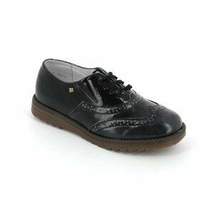Туфли Тотто, натуральная кожа, размер 32, черный, серый