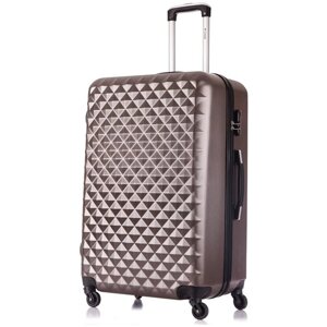 Умный чемодан L'case, 115 л, размер L, коричневый