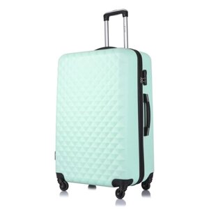 Умный чемодан L'case, 115 л, размер L, зеленый, голубой