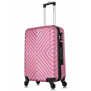 Умный чемодан L'case New Delhi Ch0796, 61 л, размер M, золотой, розовый