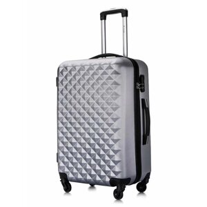 Умный чемодан L'case Phatthaya, 75 л, размер M, серый