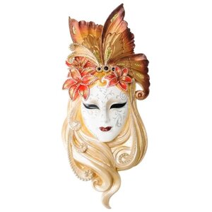 Венецианская маска "Лилия" 15,5х34х4см. арт. WS-317 Veronese