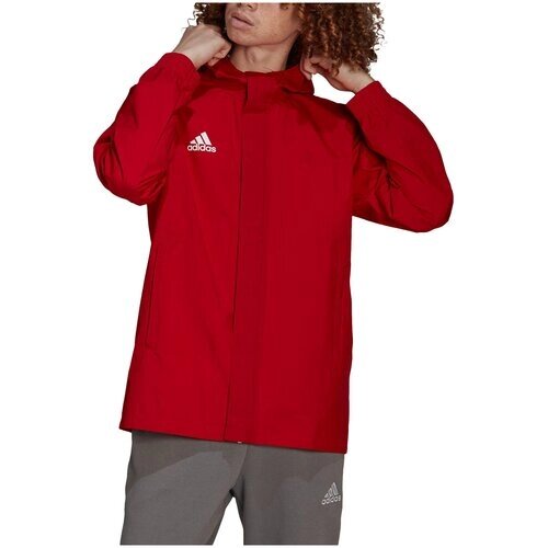 Ветровка adidas, размер XL, красный