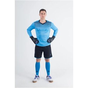 Вратарская форма Kelme футбольная, шорты и лонгслив, размер 47, голубой, синий