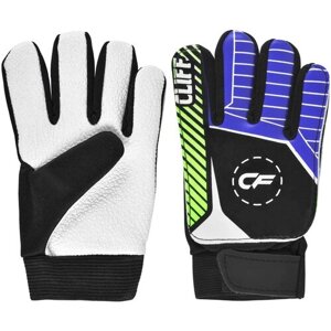Вратарские перчатки Cliff, регулируемые манжеты, размер 4, зеленый, синий