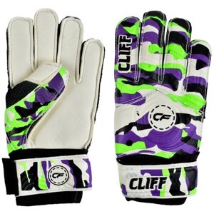 Вратарские перчатки Cliff, регулируемые манжеты, размер 7, фиолетовый