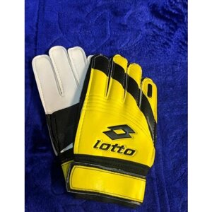 Вратарские перчатки , размер 6, желтый, черный