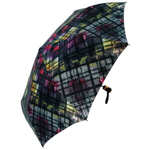Женский складной зонт Popular Umbrella автомат 2611/черный