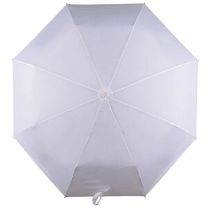 Зонт автомат, купол 100 см., чехол в комплекте, белый