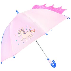 Зонт детский Solmax, купол 77 см, розовый единорог
