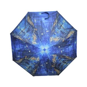 Зонт Frei Regen, механика, 5 сложений, купол 93 см., 8 спиц, для женщин, фиолетовый
