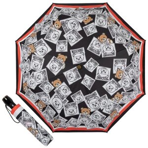 Зонт складной Moschino 8056-OCA Bear Couture Black multi