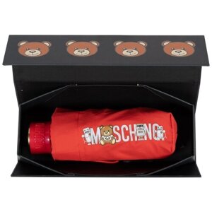 Зонт складной Moschino 8123-SuperminiC Toy Robot Red