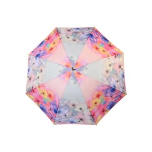 Зонт-трость Airton, полуавтомат, купол 104 см., 8 спиц, для женщин, белый, розовый