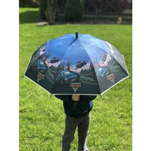 Зонт-трость NN, полуавтомат, купол 80 см., мини-зонт, для мальчиков, мультиколор