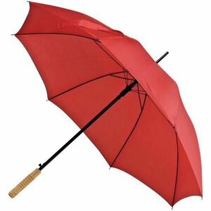 Зонт-трость NO NAME, полуавтомат, для мужчин, красный