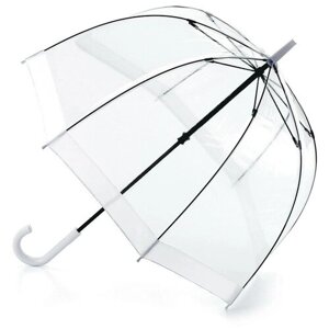 Зонт женский трость Fulton L041-02 White (Белый)