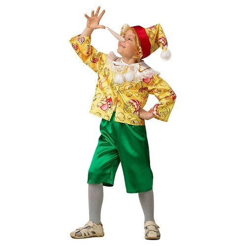 Батик Карнавальный костюм Буратино сказочный, рост 134 см 5210-134-68