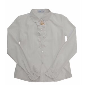 Блуза, размер 134, белый