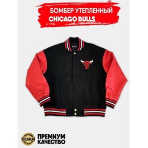 Бомбер мужской утепленный Чикаго Буллз Chicago Bulls размер M