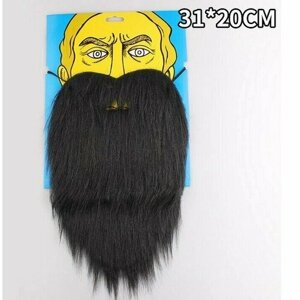 Борода "Викинг", черная 31х20 см