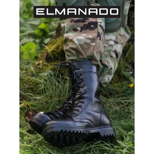 Ботинки берцы Elmanado, размер 42, черный