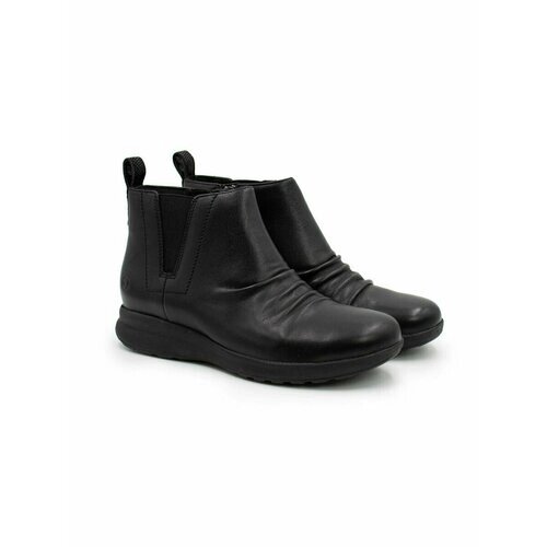 Ботинки челси Clarks, размер 3,5D UK, черный