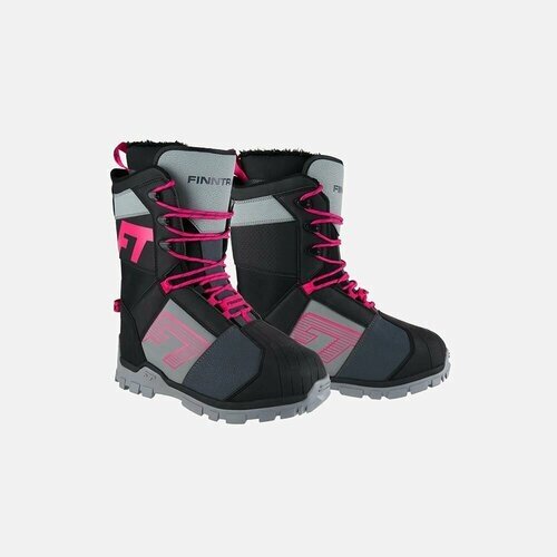 Ботинки Finntrail, размер 6, черный, розовый